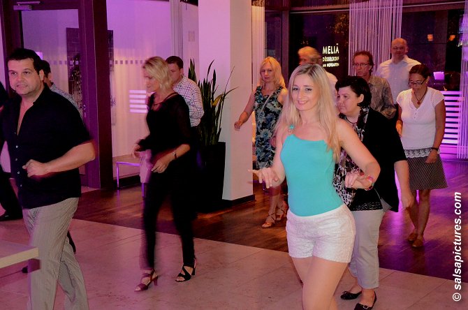 Salsa mit Natalie im Hotel Melia, Düsseldorf