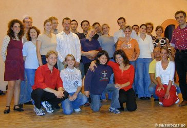 Salsa in der Waldorf-Schule (anklicken zum Vergrern - click to enlarge)